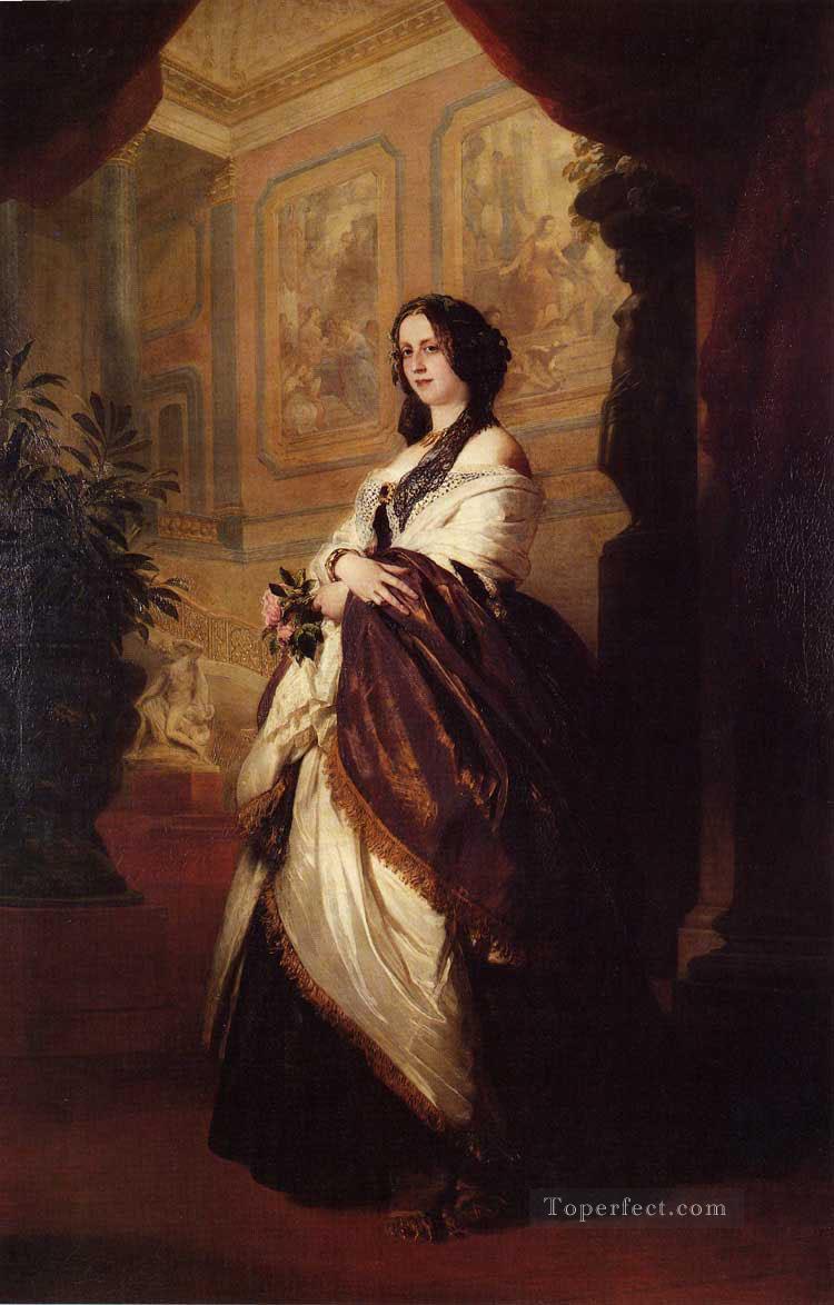 ハリエット・ハワード サザーランド公爵夫人 王室の肖像画 フランツ・クサーバー・ウィンターハルター油絵